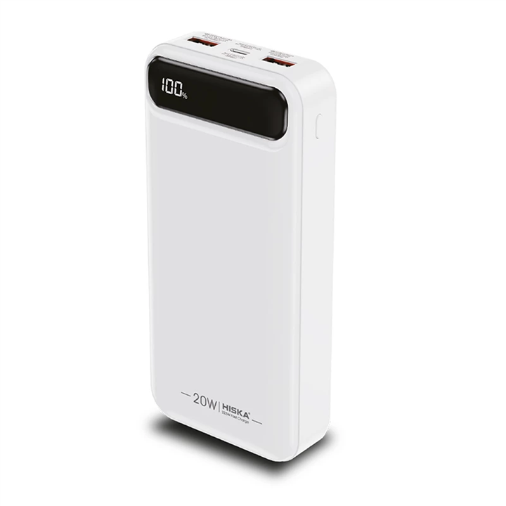 پاوربانک هیسکا مدل HP-215PD ظرفیت 20000 میلی آمپر ساعت